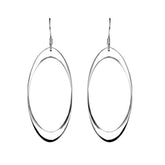 SE-2210-S Sterling Silver Earring With Plain Silver Jewelry Bali Designs Inc